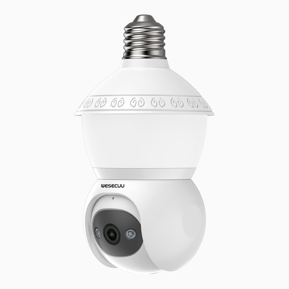 WESECUU  wireless  Outdoor Security Bulb Camera with LED Strip