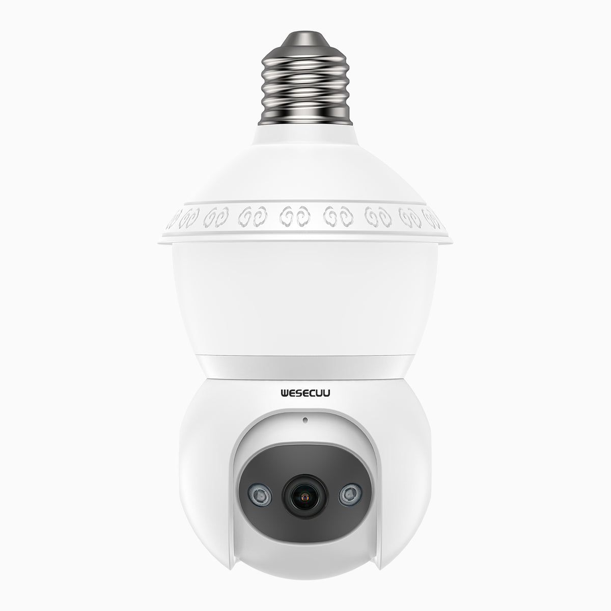 WESECUU  wireless  Outdoor Security Bulb Camera with LED Strip